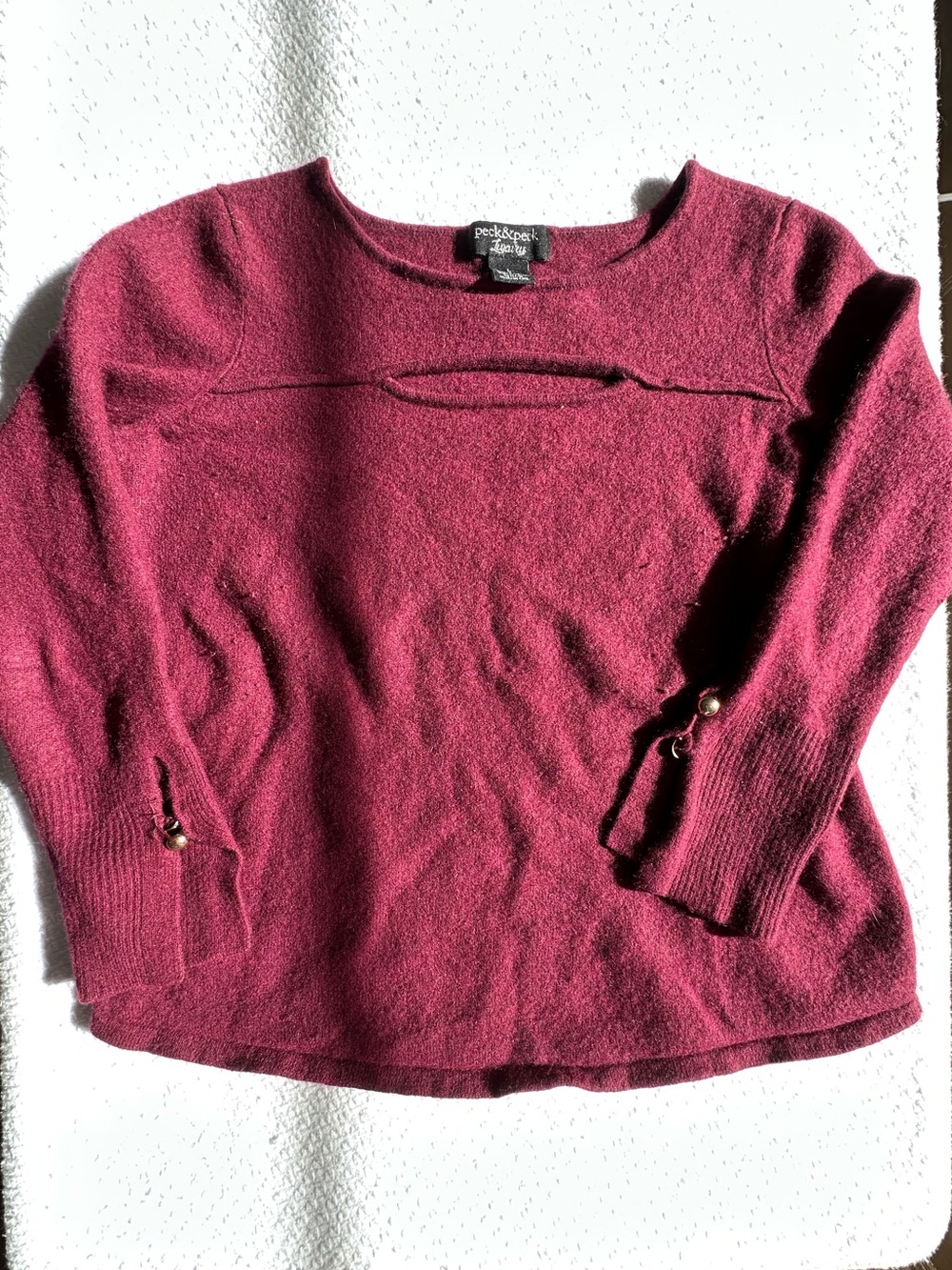 Peck & Peck Cashmere Sweater Size L
